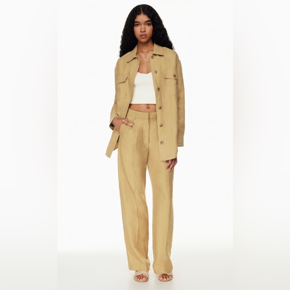 Wilfred Ganna linen shirt jacket